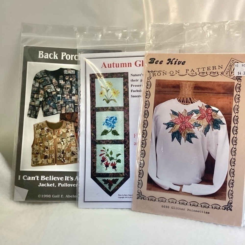 Sewing Patters Lot of 3